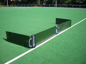 Mini hockeydoel, schot