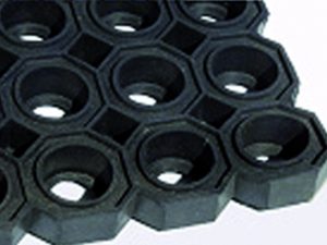 Rubberringmat, compleet dubbel 2 x 1,5 meter