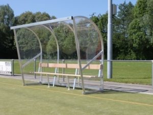 Dug Out, type exclusief met schuine voorzijde