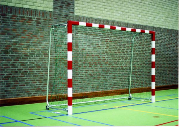 Mini handbaldoel vrijstaand met inklapbare netbeugels