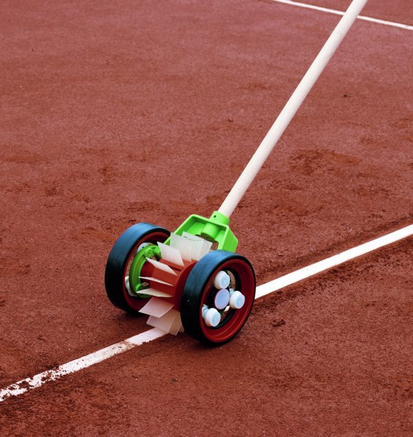 Lijnenveger met roterend tandwielmechanisme