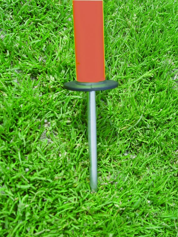 Slalomstang, senior, 1,60 meter, kleur neon geel - Afbeelding 2