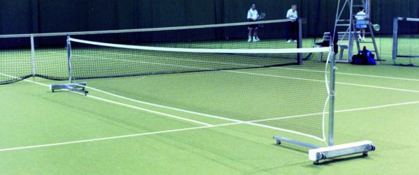 Minitennis 600 x 80 cm, inclusief net, verrolbaar