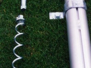 Veiligheidsgrondankers voor verplaatsbare doelen Ø 118,5 of ovaal 100-120 mm
