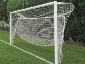 Opklapbaar grondraam t.b.v. senior doel met netstang